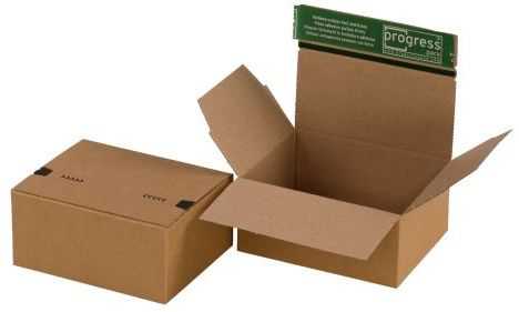 Paketbox "Premium Flix" mit Automatikboden 160 x 130 x 70 mm (DIN C6)