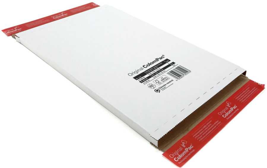 Versandkarton portooptimiert, weiß 244 x 344 x 15 mm (Großbrief)