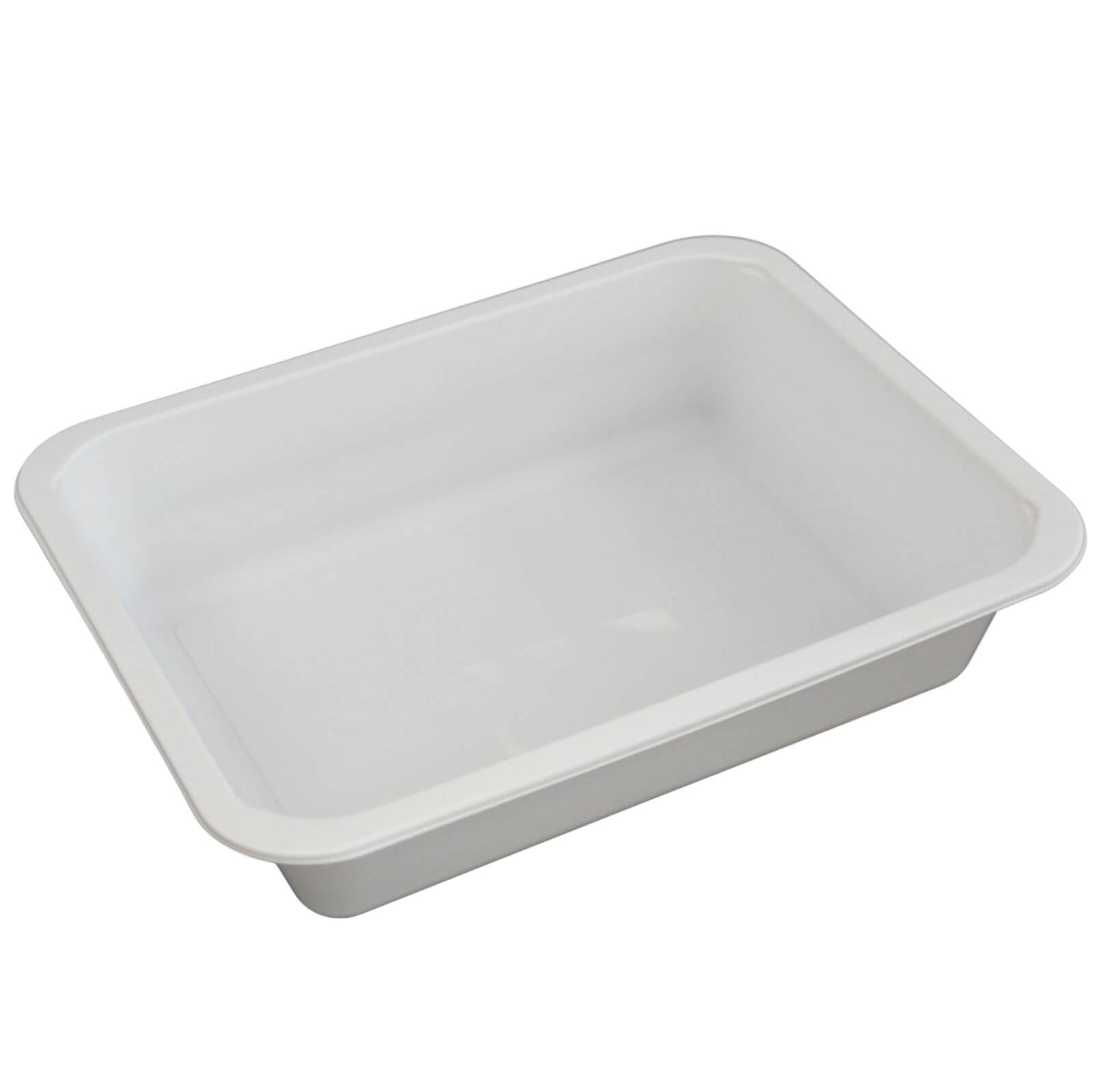 Siegelschale PP, ungeteilt weiß, (Caterline) 227 x 178 x 50 mm (1345 ml)