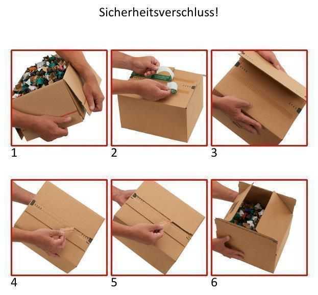 Versandkarton "Premium SuperFlap" mit Steckboden, 1-wellig 305 x 250 x 175 mm (DIN A4+)