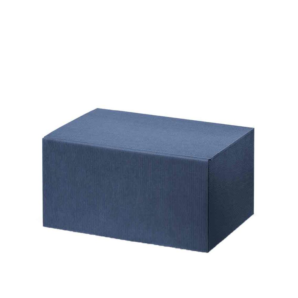 Geschenkbox offene Welle 360 x 260 x 200 mm, blau