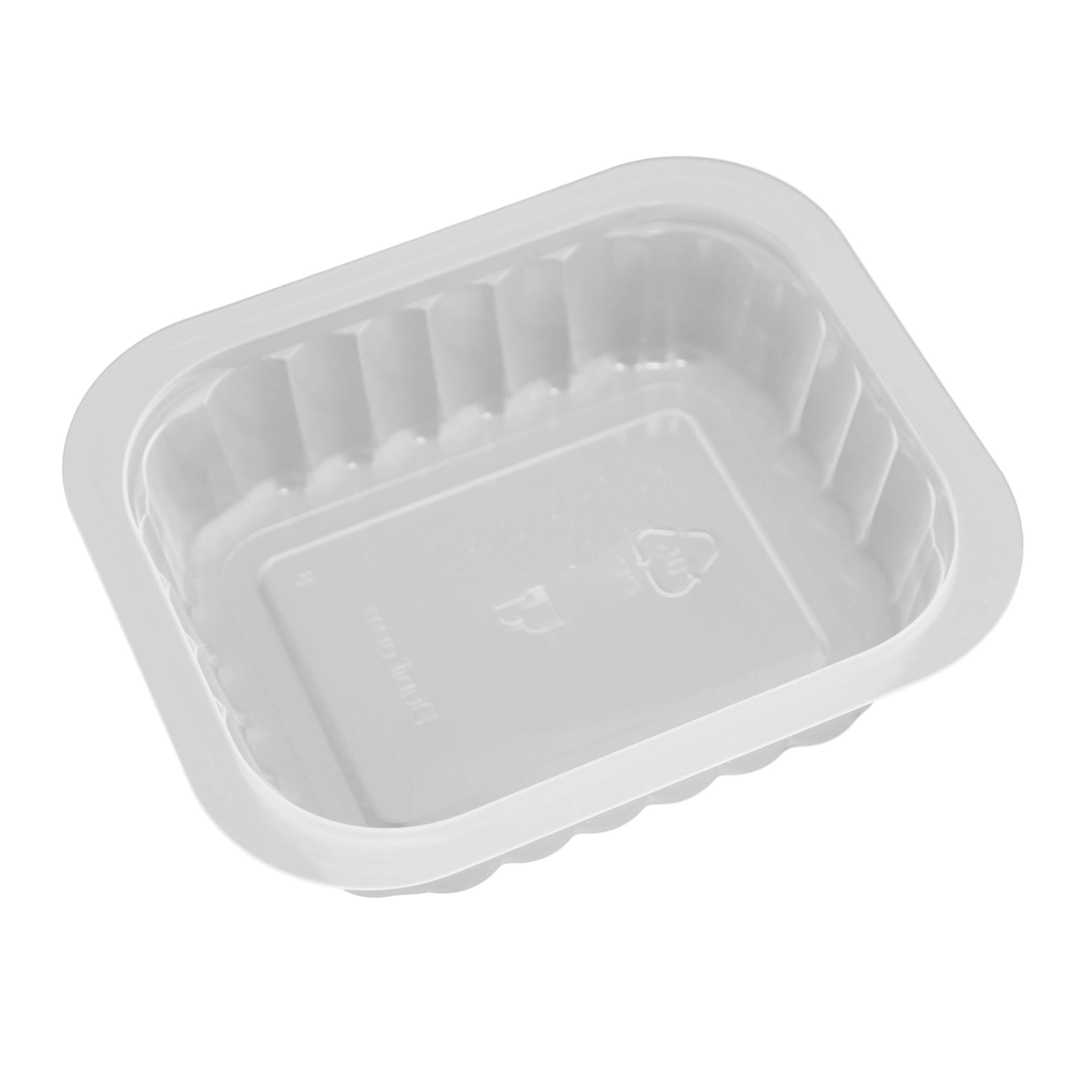 Schälchen Siegelschale PP, ungeteilt transparent 138 x 114 x 35 mm (350 ml)