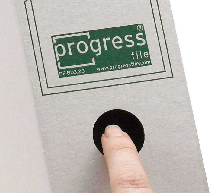 Archivboxen "Bianco", weiß, 250 x 70 x 317 mm (DIN A4+)