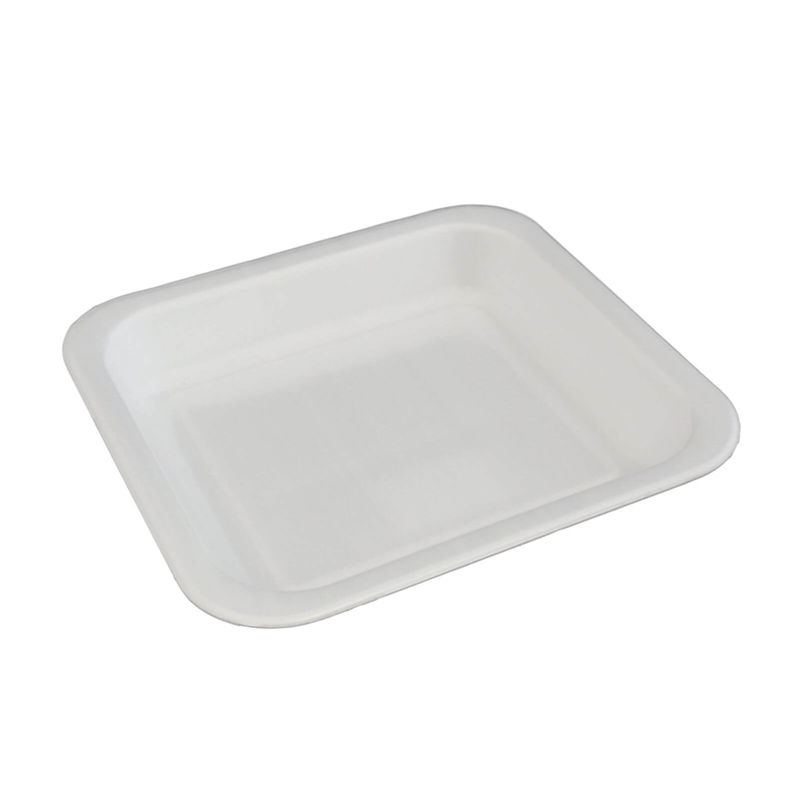 Thermo-Siegelschale EPS weiß, 262 x 247 x 40 mm ungeteilt (1225 ml) #601