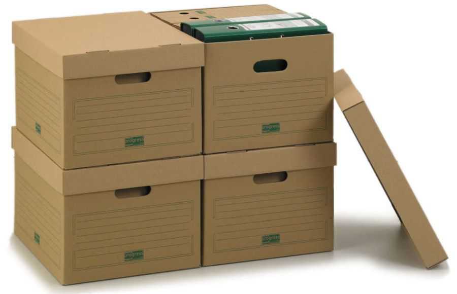 Transportbox mit Stülpdeckel "Premium", braun, 413 x 330 x 266 mm