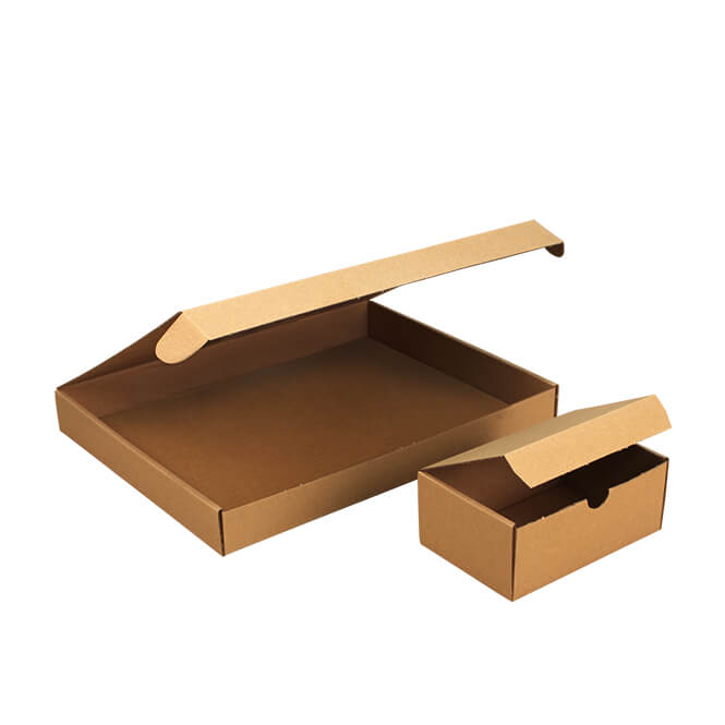 Faltschachtel 1-wellig, braun, 160 x 105 x 65 mm
