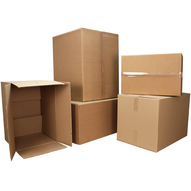 Karton, 2-wellig, braun, 785 x 385 x 425 mm