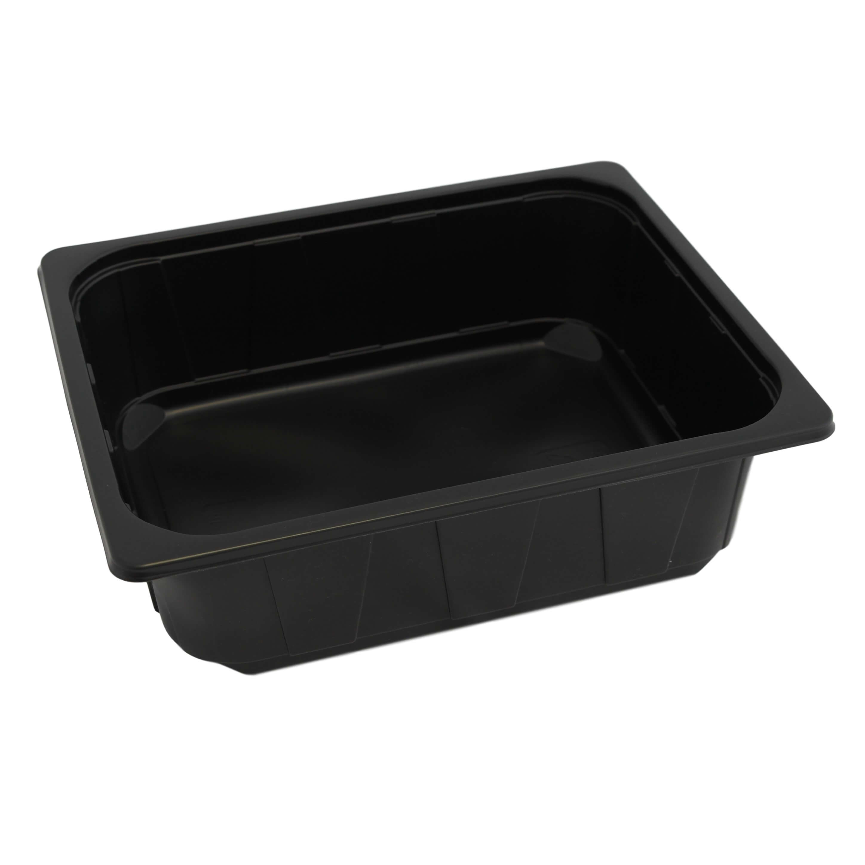 Siegelschale PP 1/2 Gastronorm schwarz, 325 x 265 x 100 mm (6300 ml)