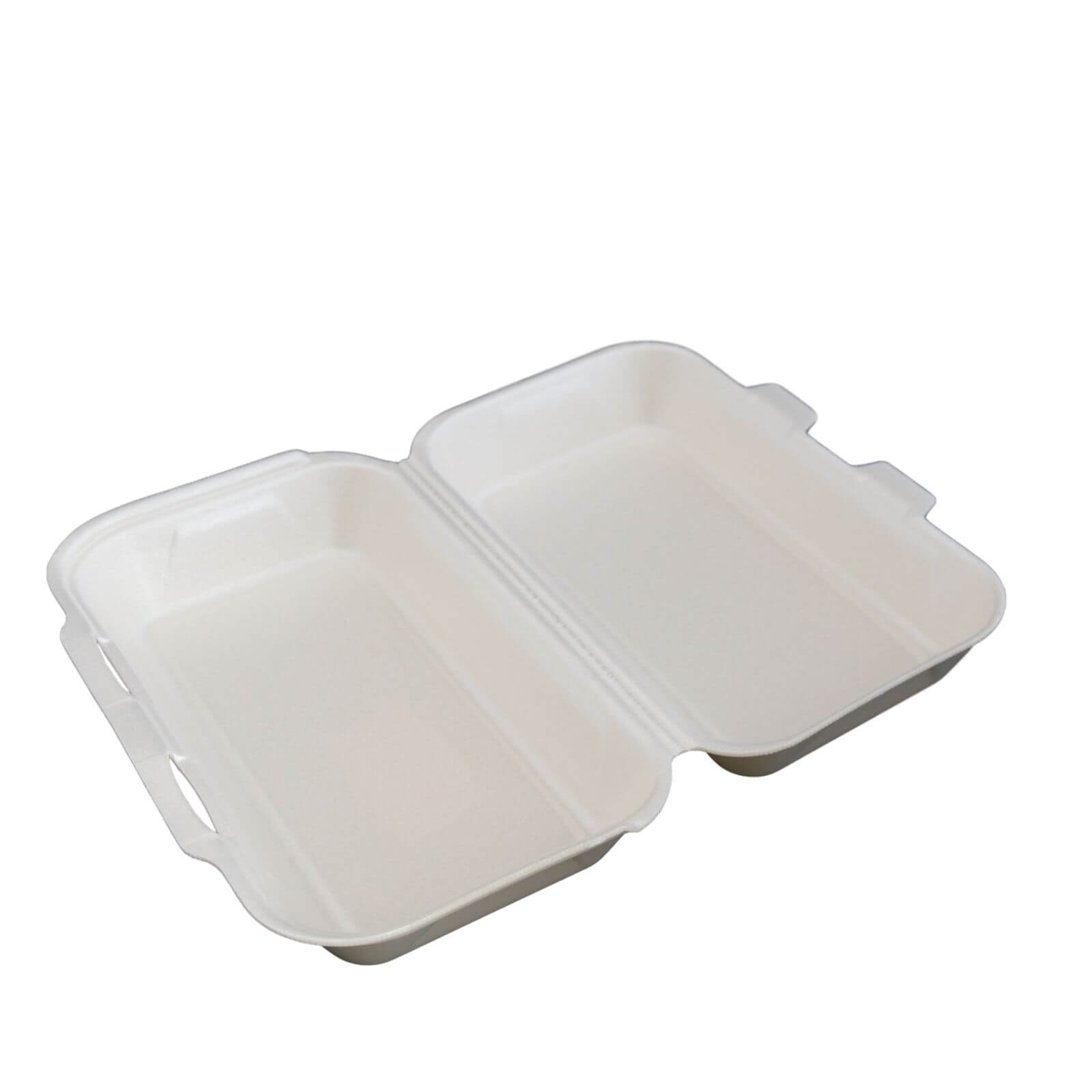 Thermo-Klappbox Menübox XPS Styropor cream, ungeteilt 240 x 160 x 75 mm (650 ml)