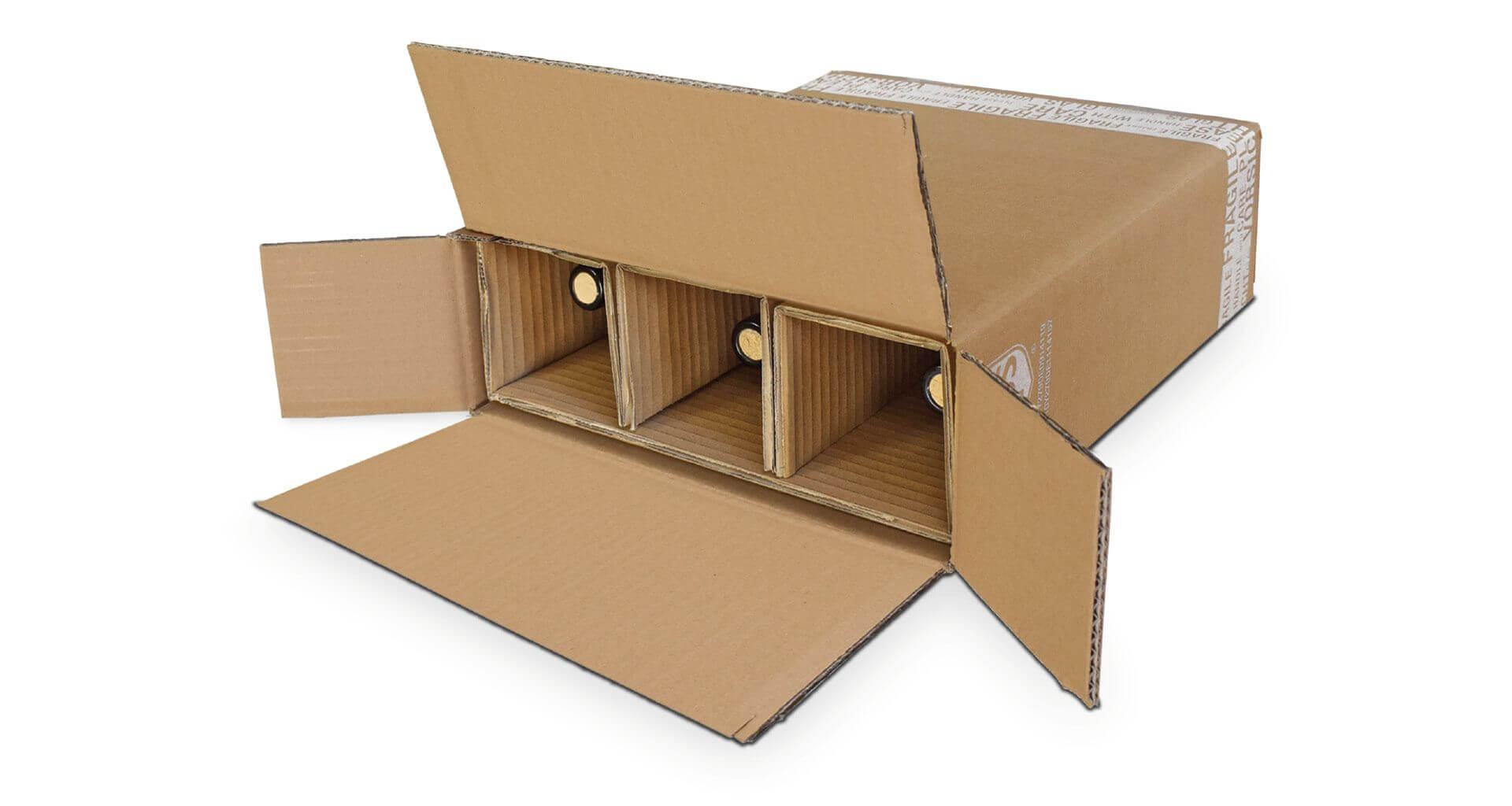 Weinversandverpackung 3er Set