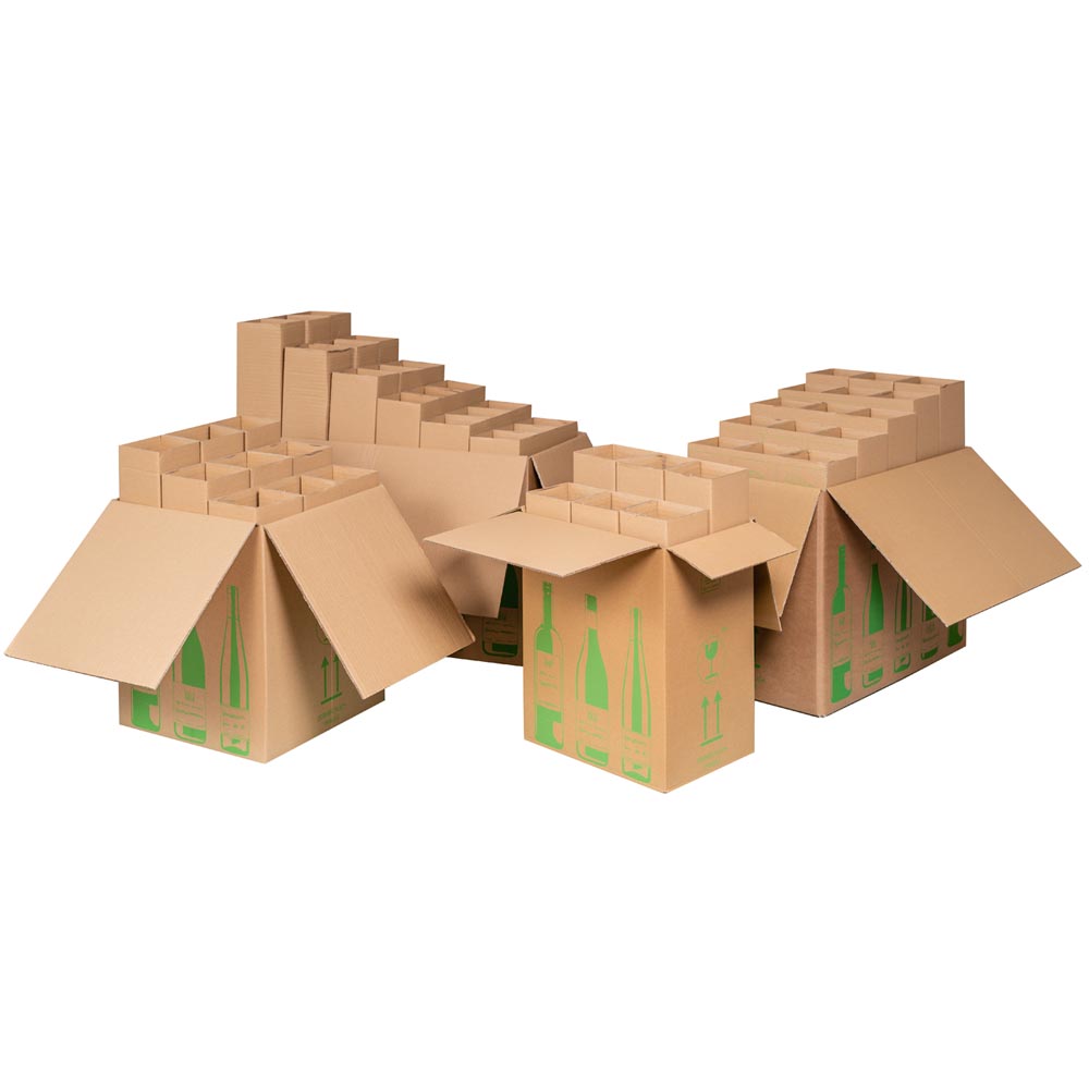 Weinversandverpackung EcoLine Set 6er