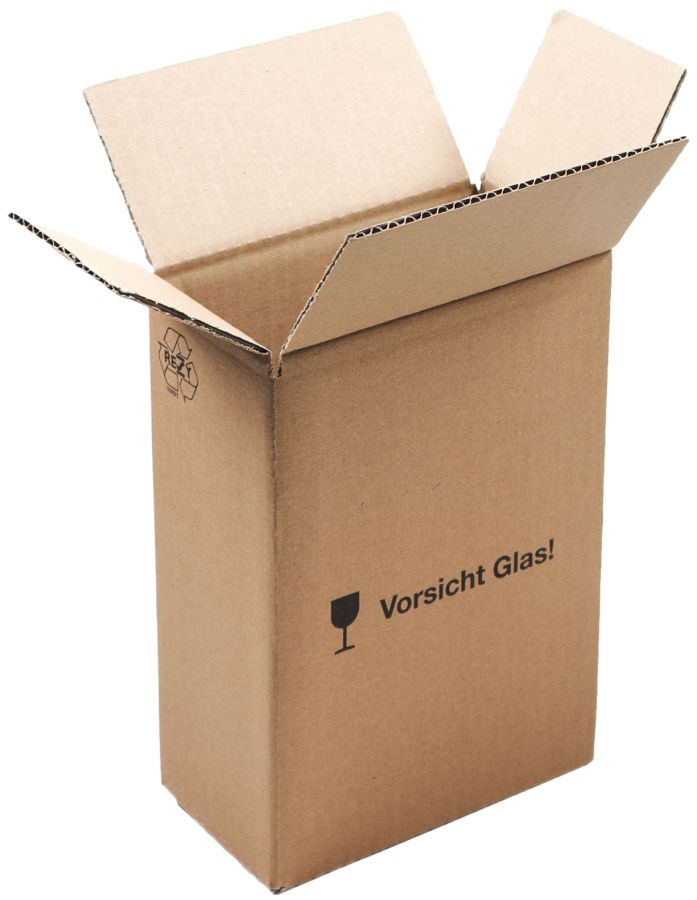 Flaschenversandkarton für Geschenkbox 1er Bocksbeutel Flaschenversandkarton für Geschenkbox 1er Bocksbeutel
