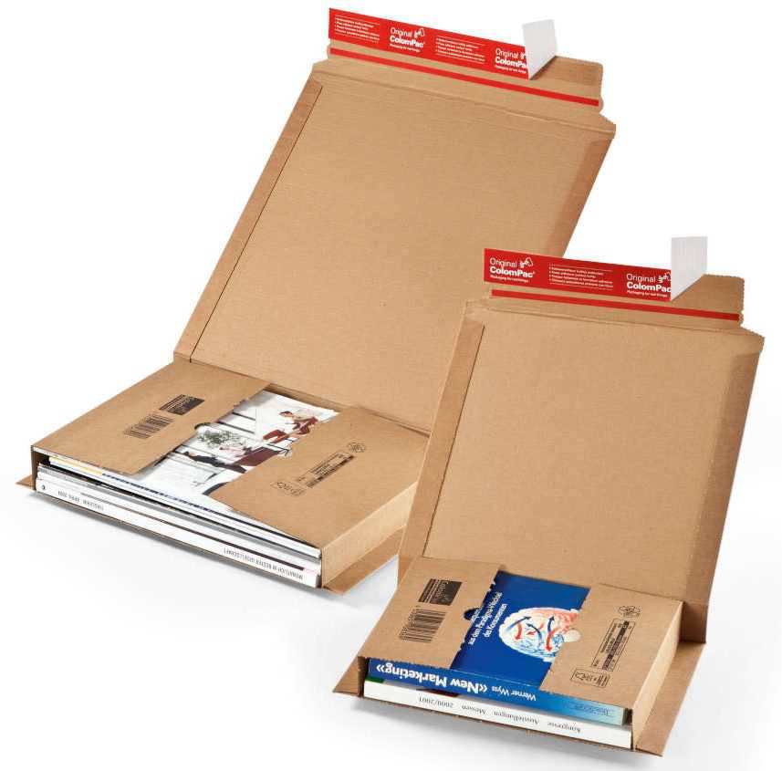 DHL Kleinpaket Wickelverpackung braun 307 x 245 x 0-75 mm