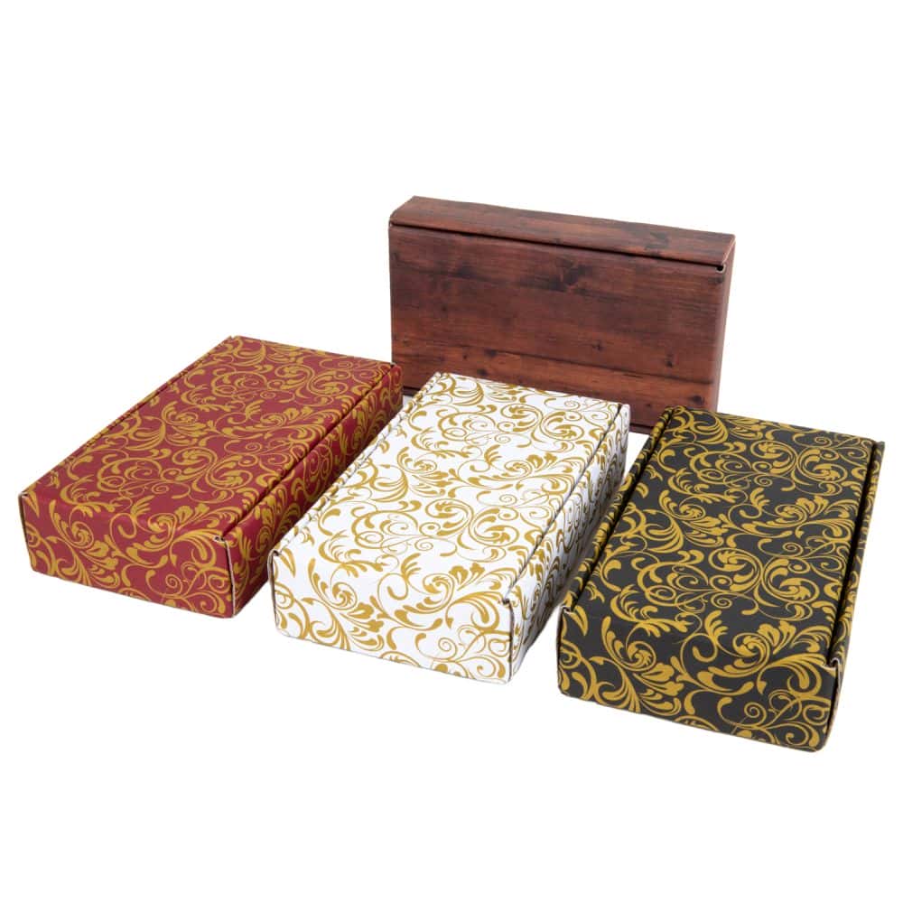 Geschenkbox Present 185 x 100 x 40 mm Holz