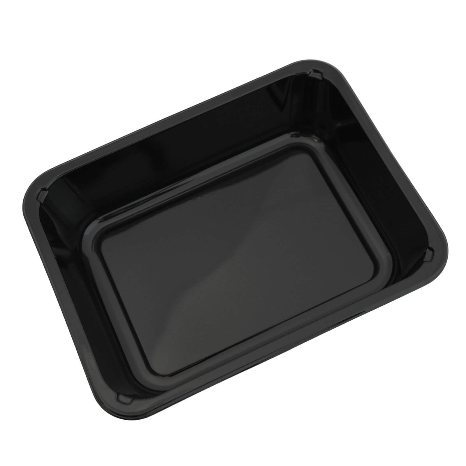 Siegelschale C-PET schwarz, ungeteilt 225 x 175 x 54 mm (1500 ml)