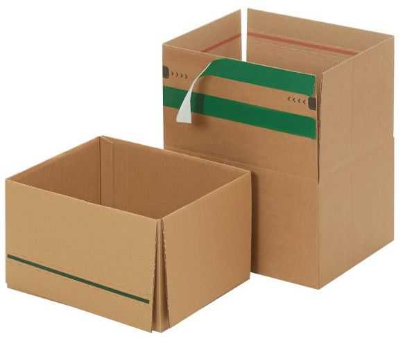 Versandkarton "Premium SuperFlap" mit Steckboden, 1-wellig 305 x 250 x 175 mm (DIN A4+)