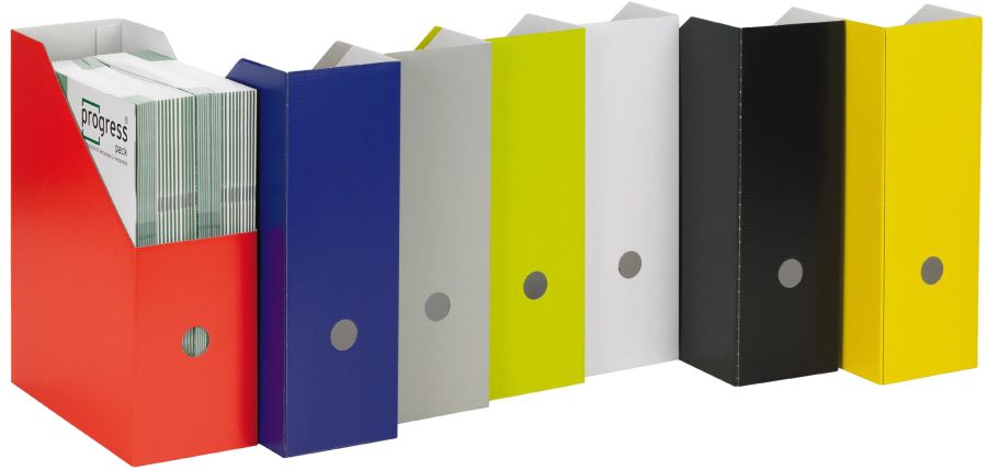 Stehsammler bunt, 265 x 105 x 315 mm (DIN A4+) schwarz