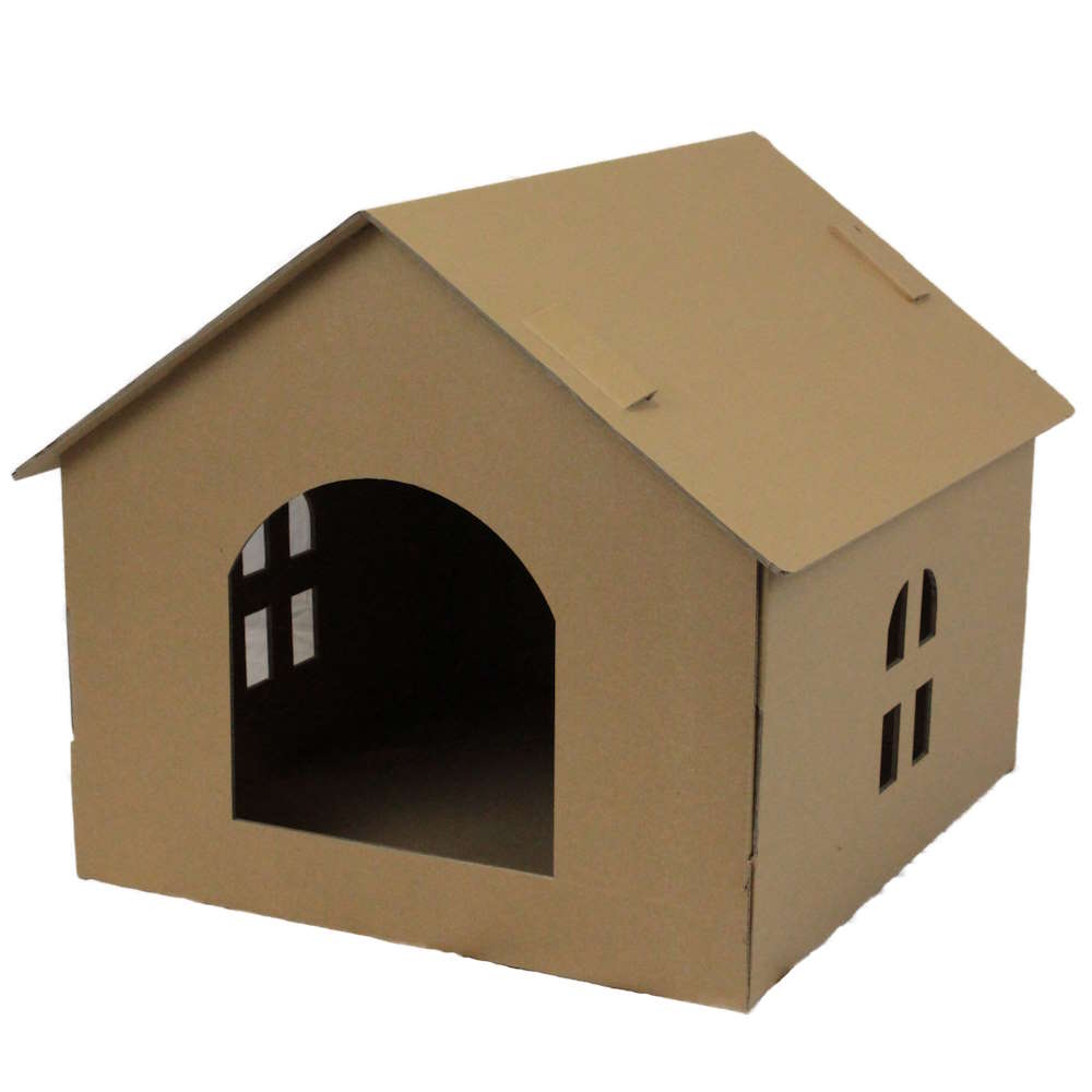 Katzenhaus Wellpappe 420 x 450 x 400 mm