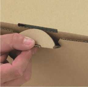 Ordnerverpackung wiederverschließbar braun 320 x 288 x 50 mm (DIN A4)