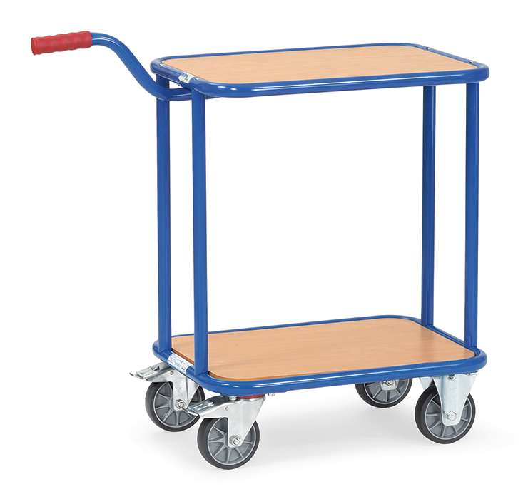 Fetra Transportwagen Griffroller, 2 Böden Holz