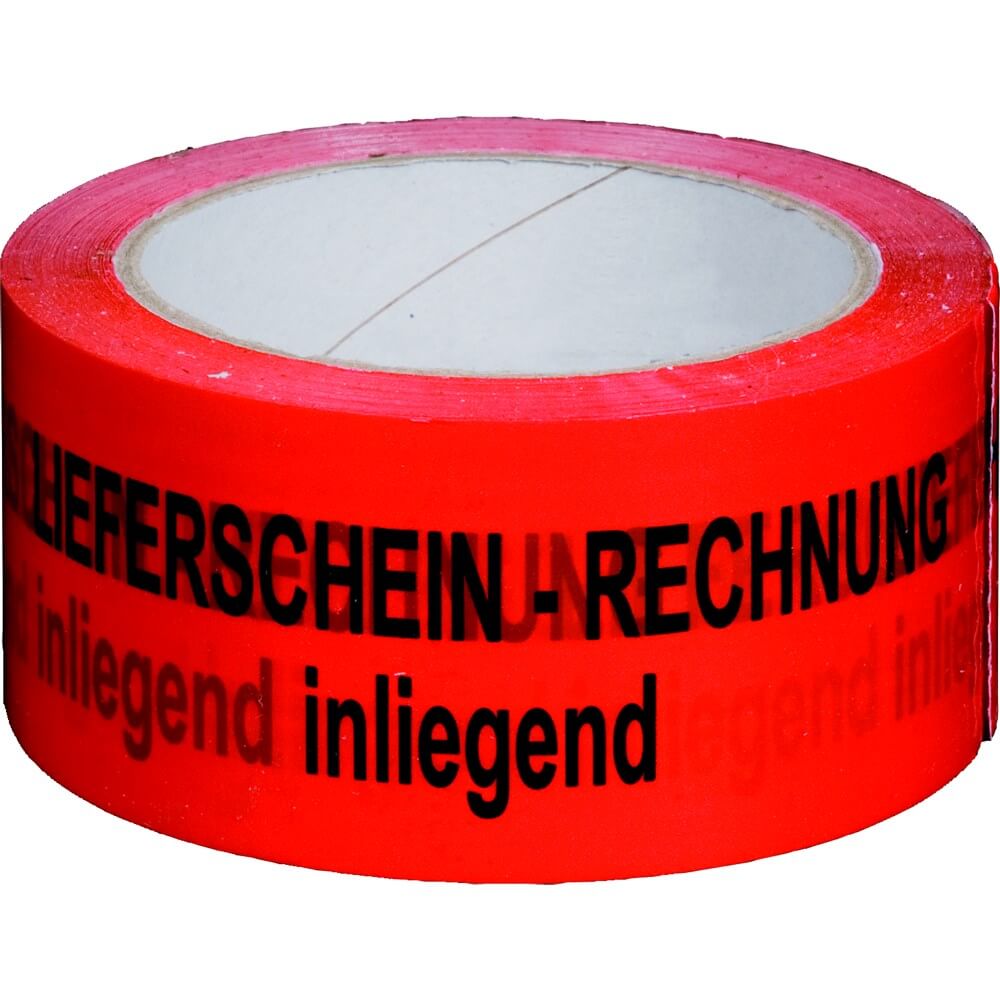 PP Hinweis-Klebeband "Lieferschein-Rechnung"