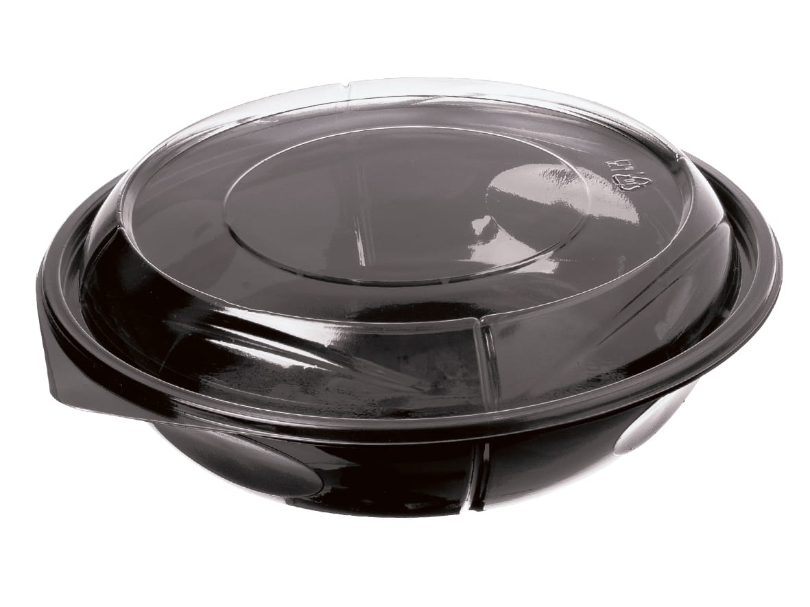 Salatschale PET schwarz 21,5 cm (800 ml)