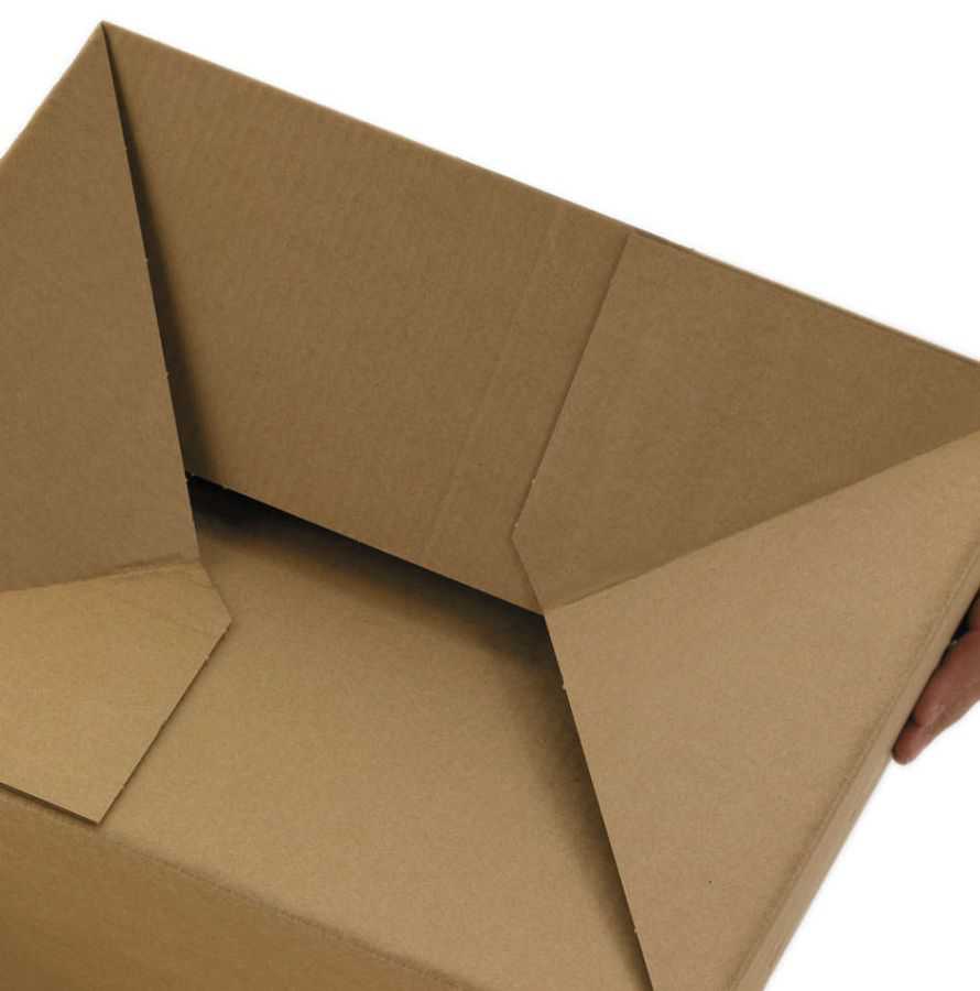 Lagerbox für Ordner "ECO", braun, 426 x 326 x 295 mm