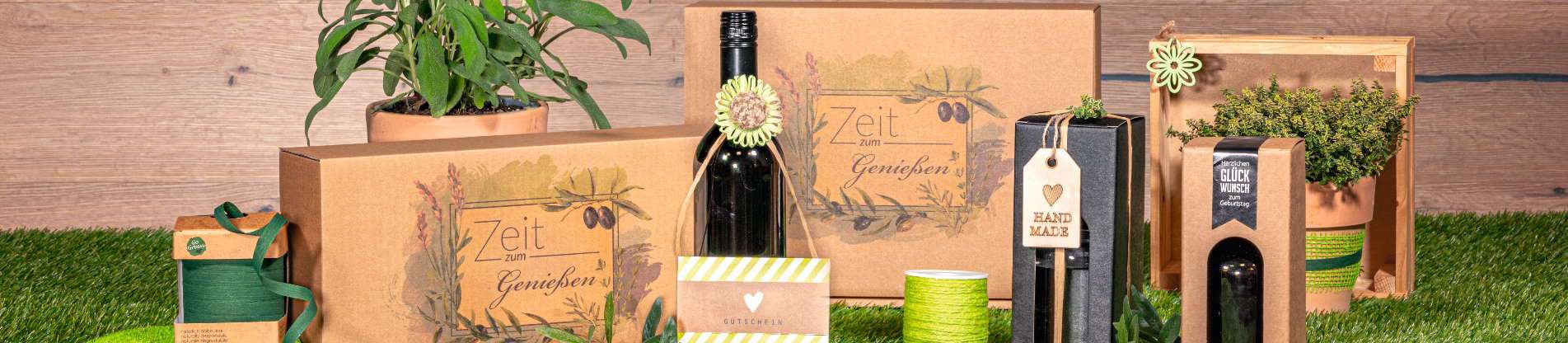 Header-Slider-Geschenkverpackungen