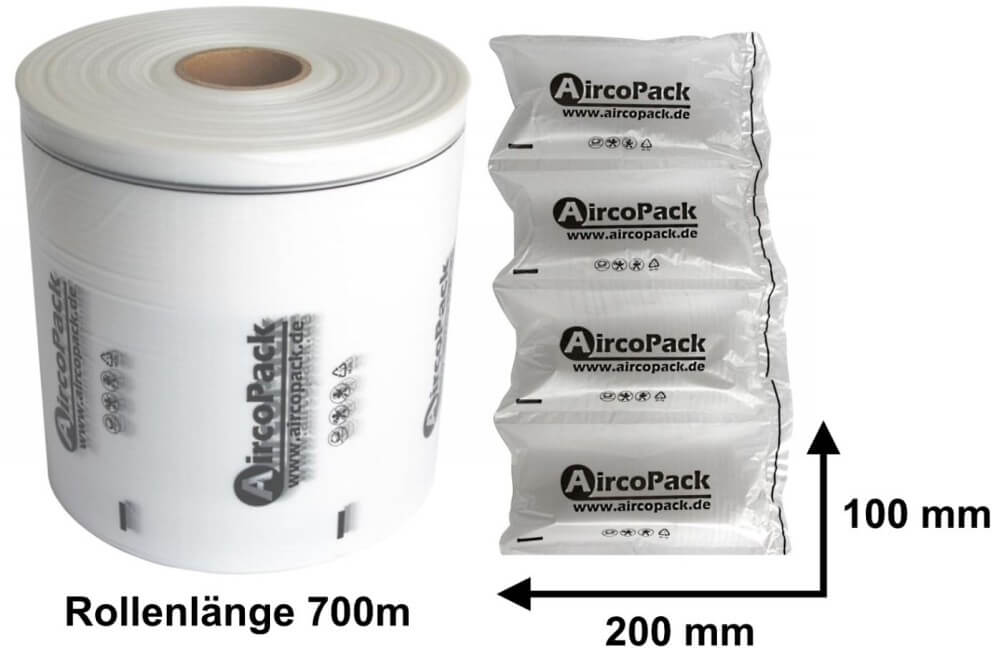Luftpolsterfoliekissen für AP-X3 & X4 100 mm x 200 mm x 700 m