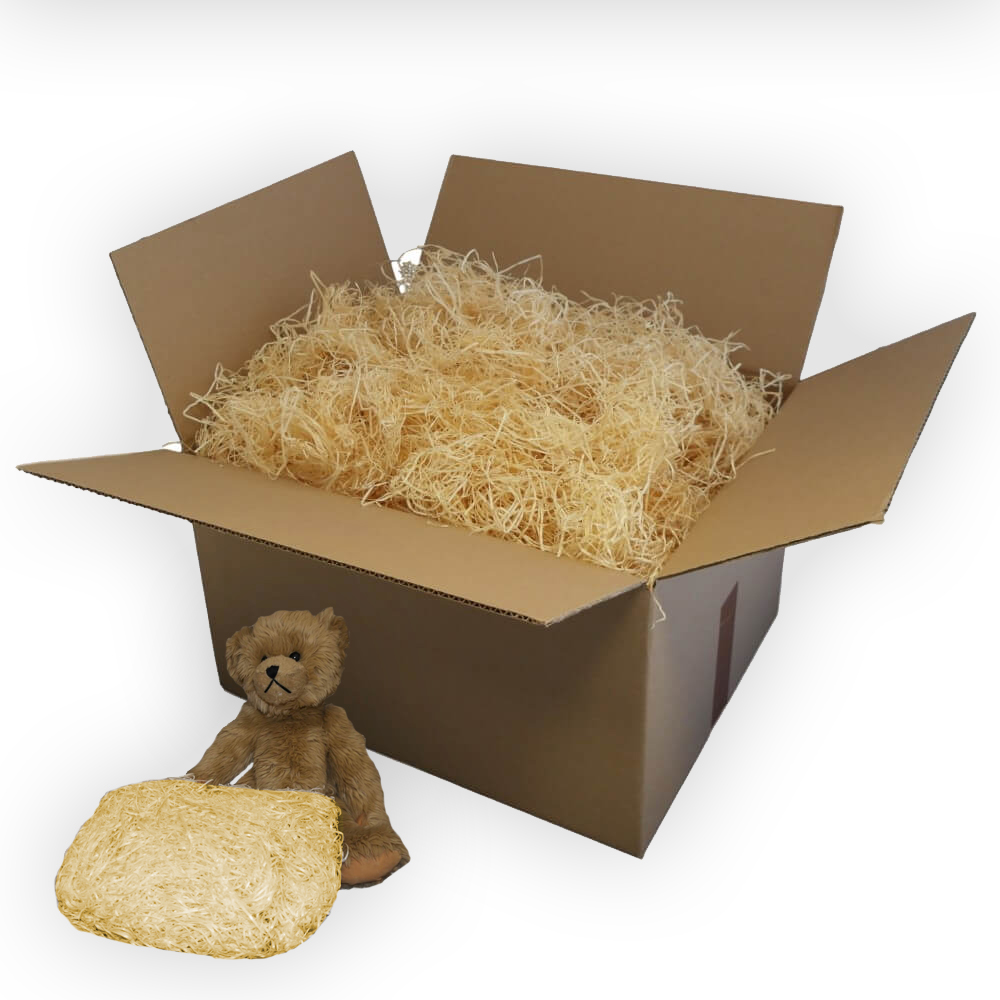 1 kg Premium Kuschelwolle Kleintiereinstreu Holzwolle 100% kompostierbar