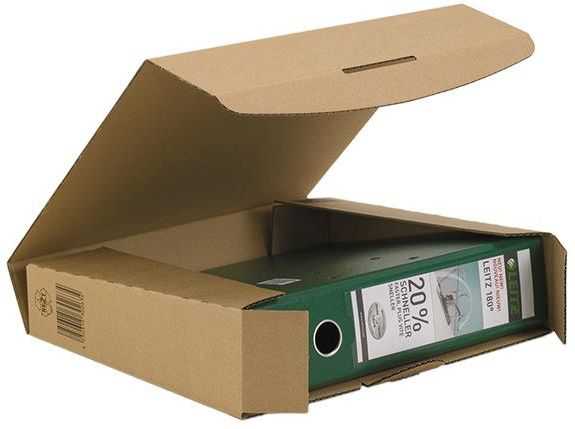 Ordnerverpackung wiederverschließbar braun 320 x 288 x 80 mm (DIN A4)