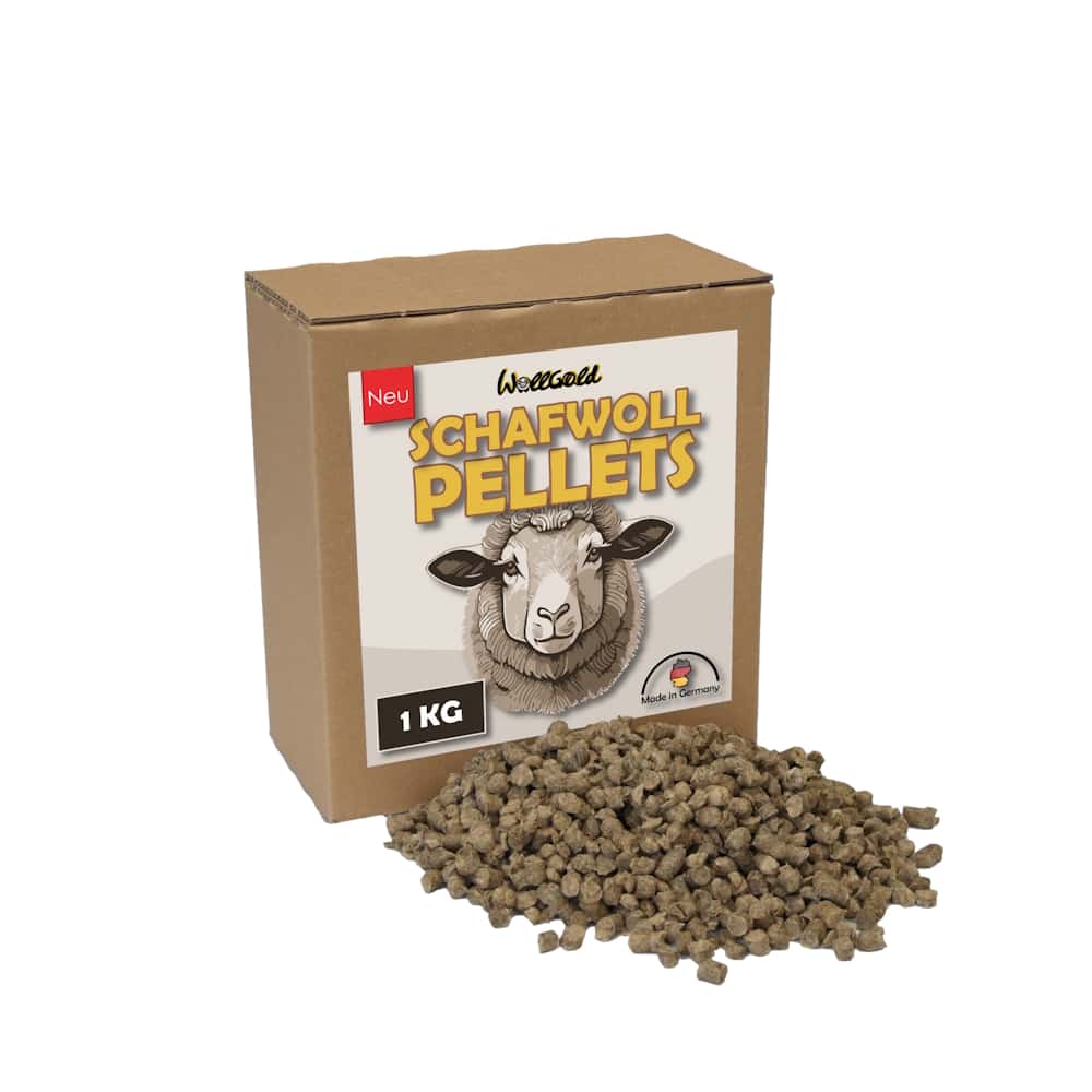 Schafwollpellets WollGold Dünger 1 kg