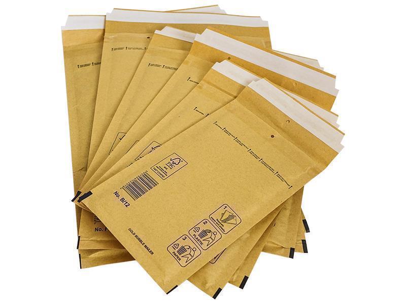 100 braune Luftpolster-Versandtaschen 180 x 260 mm (DIN A5)