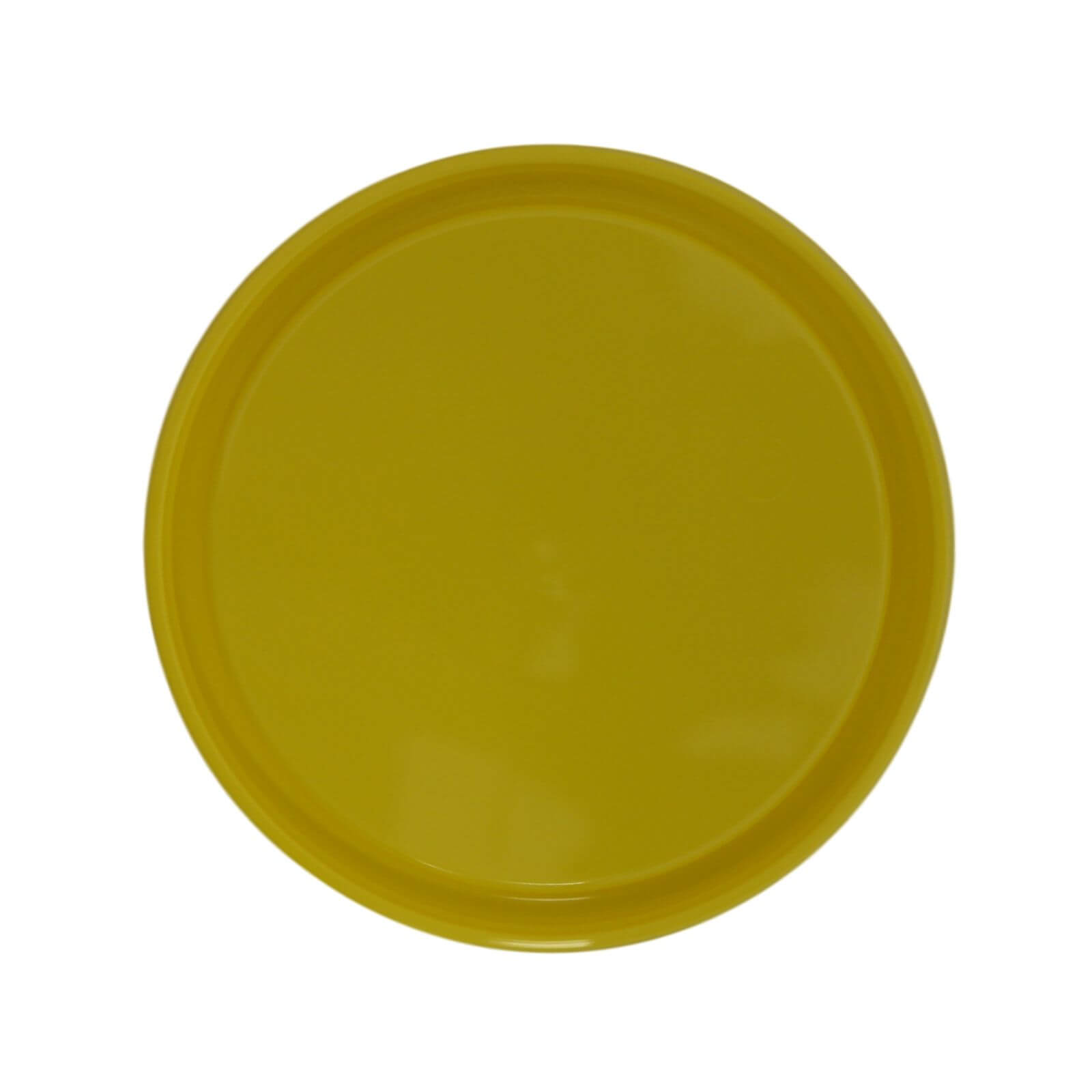 gelber Deckel für Originalitätsverschluss PP rund (Ø 126,7 mm)