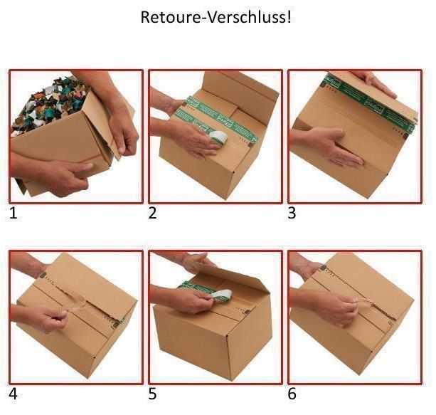 Versandkarton "Premium SuperFlap" mit Steckboden, 1-wellig 284 x 284 x 284 mm