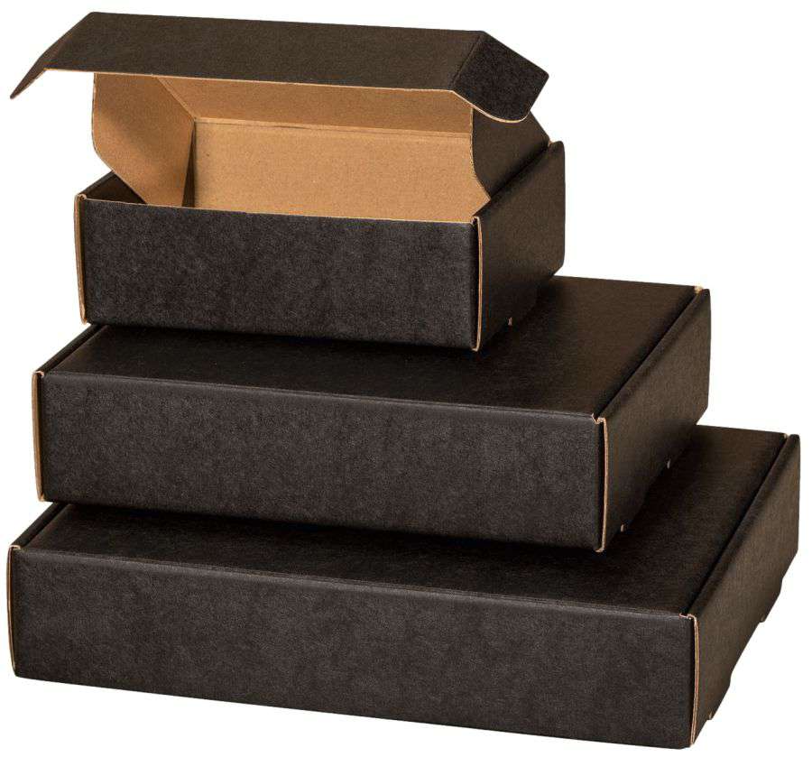 Geschenkbox Allrounder schwarz/natur 145 x 120 x 50 mm