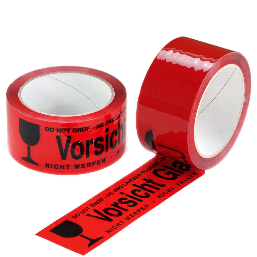 PP- Klebeband "Vorsicht Glas" PP- Klebeband "Vorsicht Glas"