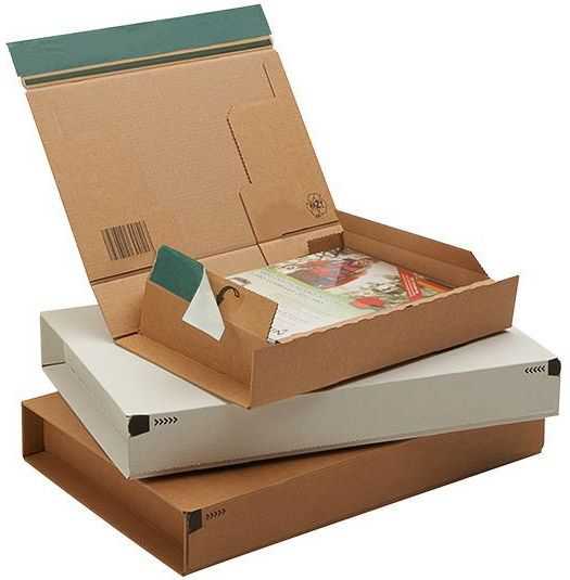 Paketbox "Premium Secure Maxi", braun, 300 x 212 x 43 mm (DIN A4)