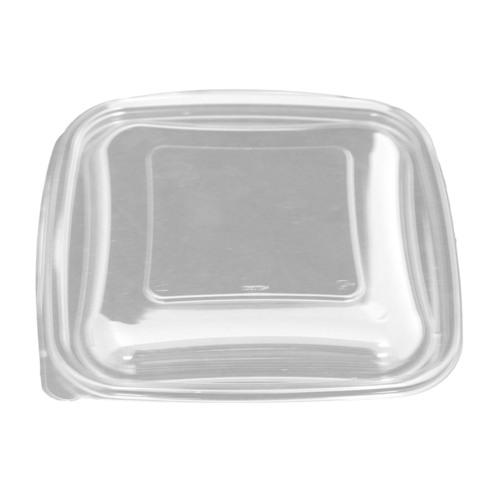 Transparenter Salatschalendeckel PET 190 x 190 x 17 mm