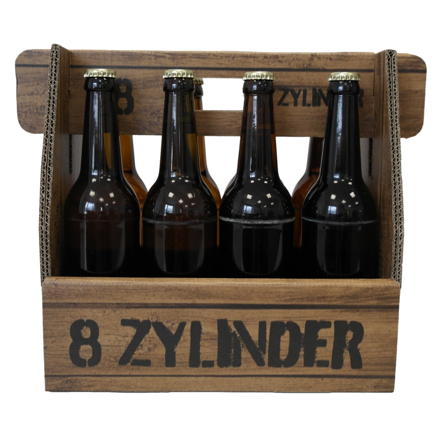 Flaschenträger 0,5 l 8er 8 Zylinder