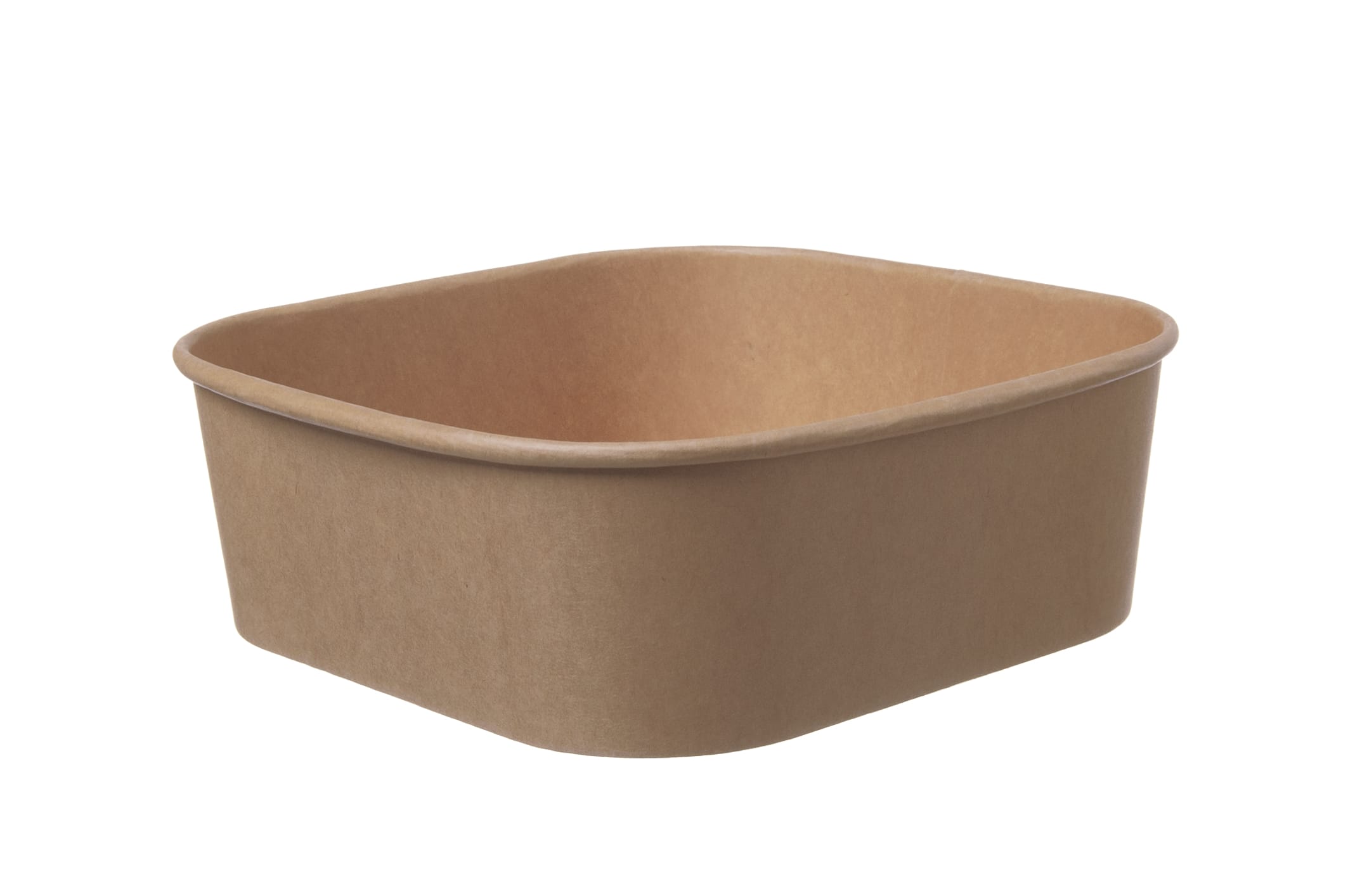 Salatschale Kraftkarton 17 x 17 x 5,5 cm (1000 ml)