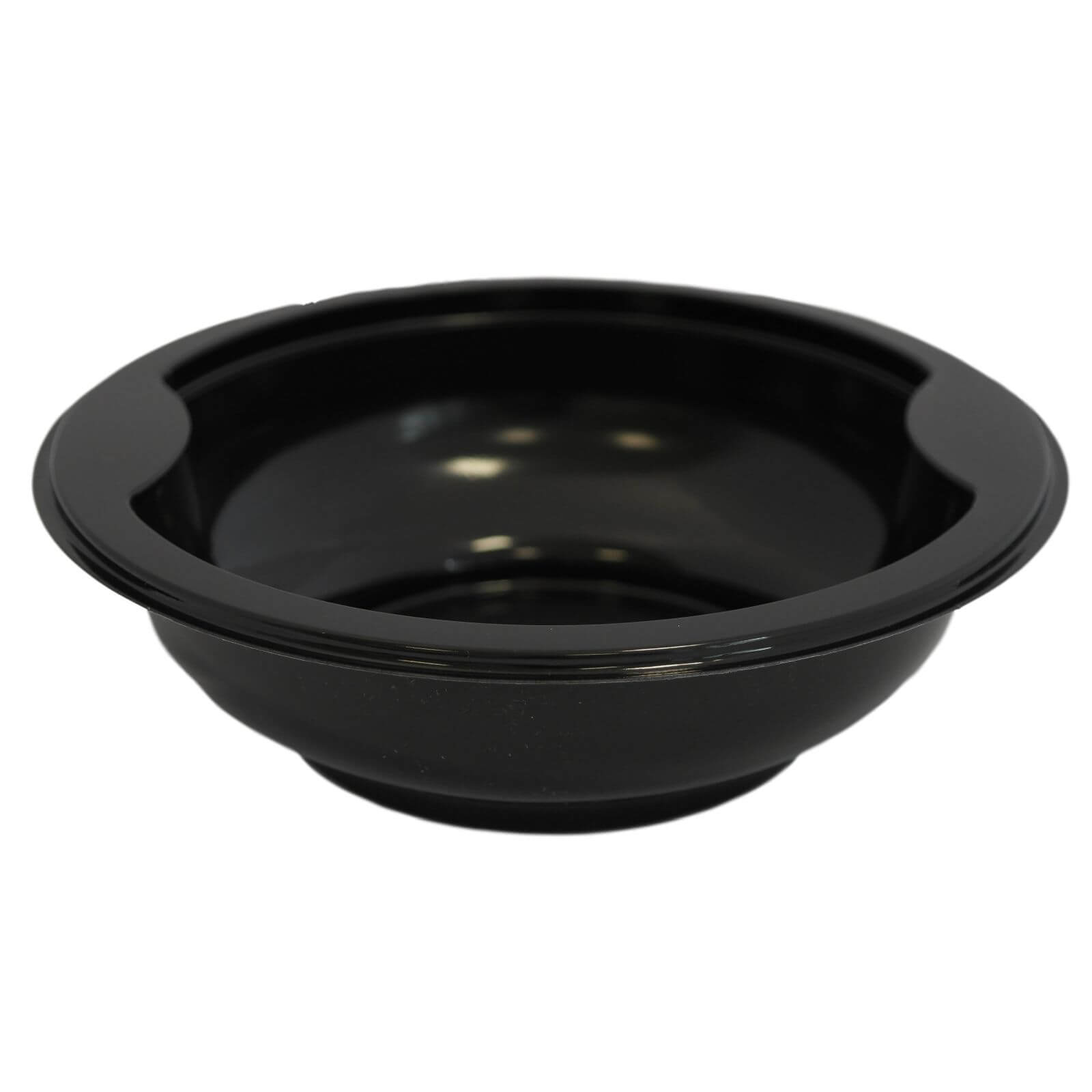 Suppen-Siegelschale PP, ungeteilt rund schwarz, 153 x 153 x 45 mm (350 ml)