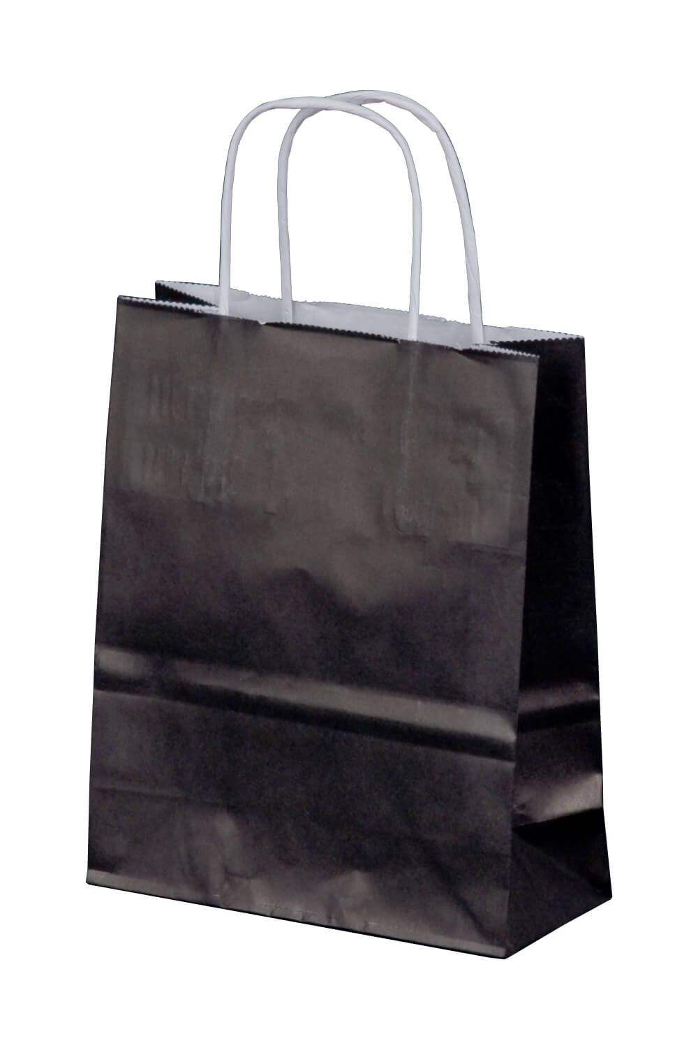 Color-Papiertragetasche, schwarz, 180 x 80 x 220 mm