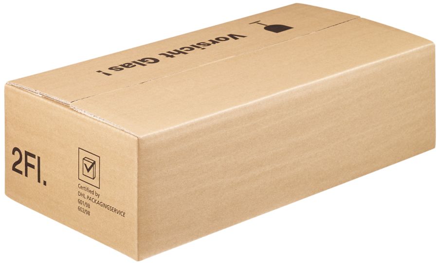 Versandkarton "DU-LOG®" (DHL/PTZ-geprüft) 2er Wein/Sekt - nur Umkarton Versandkarton "DU-LOG®" (DHL/PTZ-geprüft) 2er Wein/Sekt - nur Umkarton