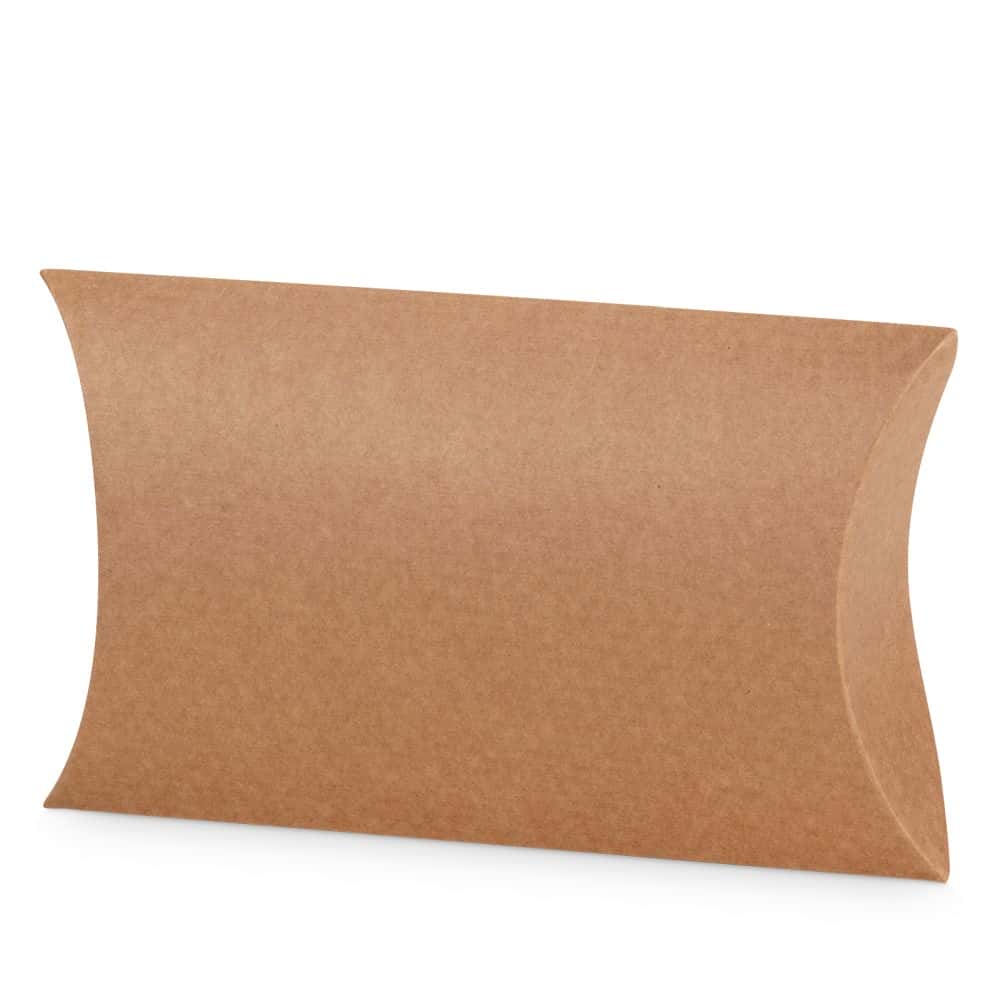 Geschenkbox Pillow Kraftkarton 170 x 120 x 40 mm Natur Pur