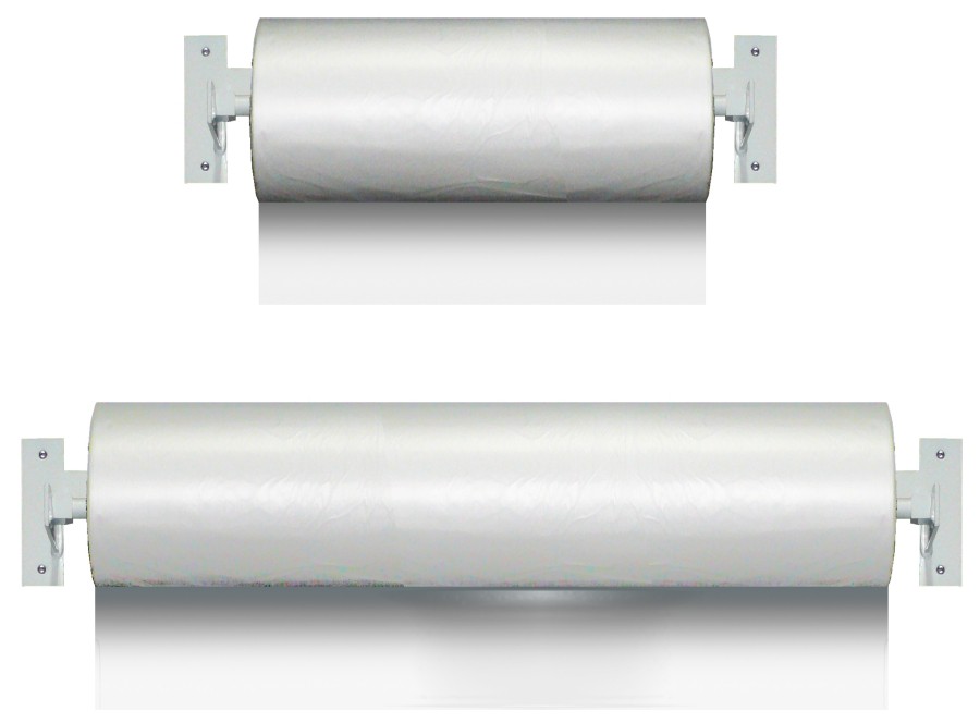 Folienspender zur Wandbefestigung schiefergrau, bis 1500 mm