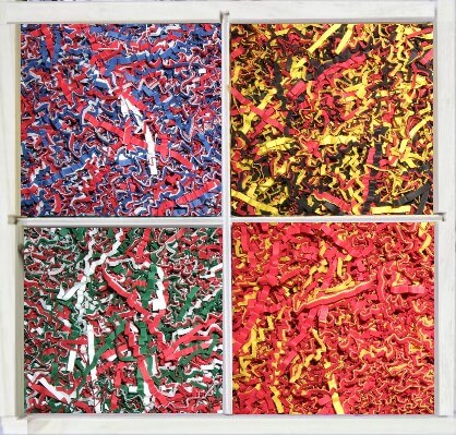 Geschenkpolstermaterial Present-Fill Länderfarben Deutschland 2 kg