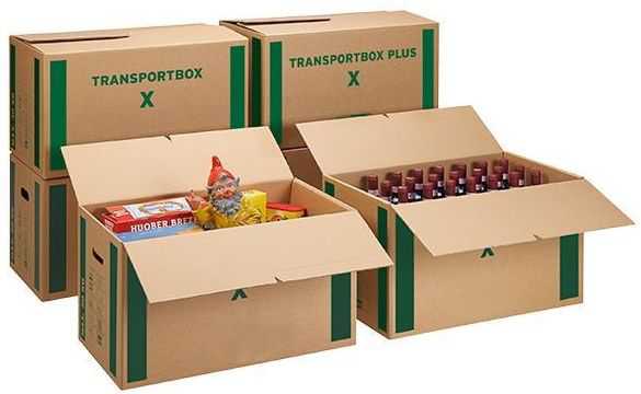 Umzugskartons "Premium Extra" mit Steckboden 650 x 350 x 370 mm, 1-wellig