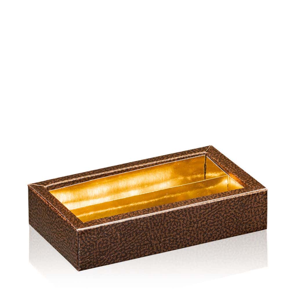 Geschenkbox Confiserie "Pralinen Marone" 145 x 75 x 35 mm