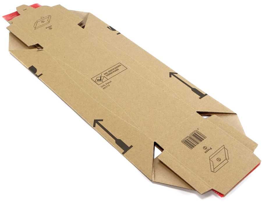 Flaschenversandkarton DHL-Zertifikat (PTZ) 305 x 74 x 74 mm (1er)